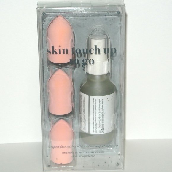 Anthropologie  Rose Face Setting Mist Makeup Blender set - Picture 1 of 7